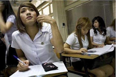 Ladyboy University in Bangkok, Thailand