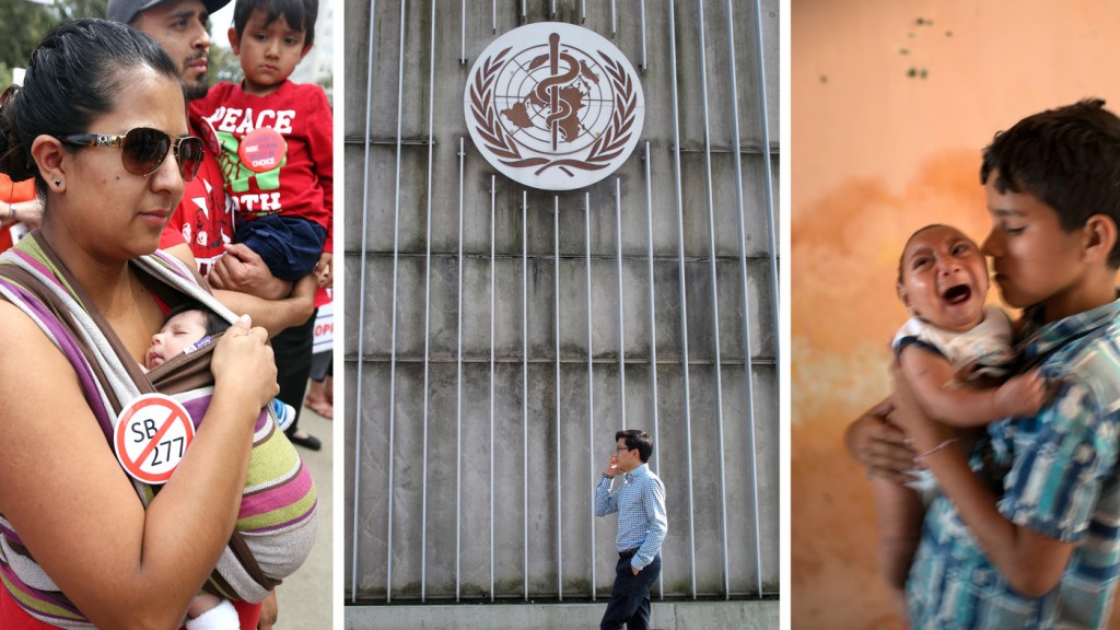 Measles, the reorganization of the World Health Organization and the Zika virus could all make global health headlines in 2016.